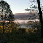 Levée de soleil à la cabane