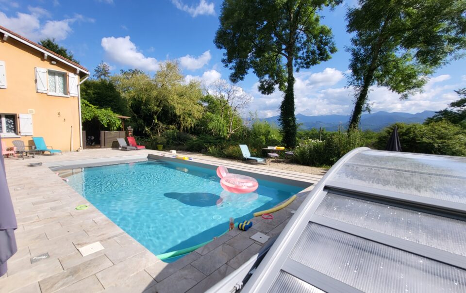 Gite avec piscine chauffee